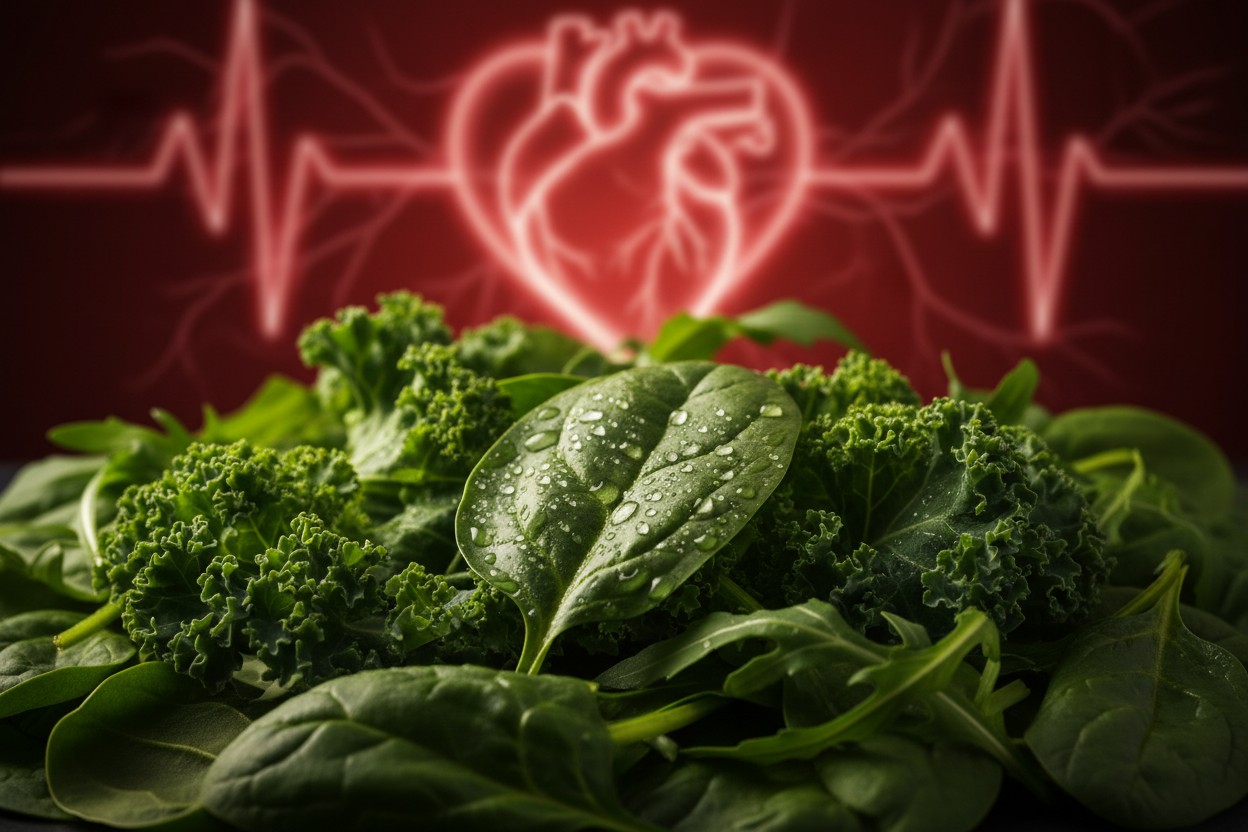 Leafy Greens Consumption Linked to Lower Blood Pressure, Studies Show