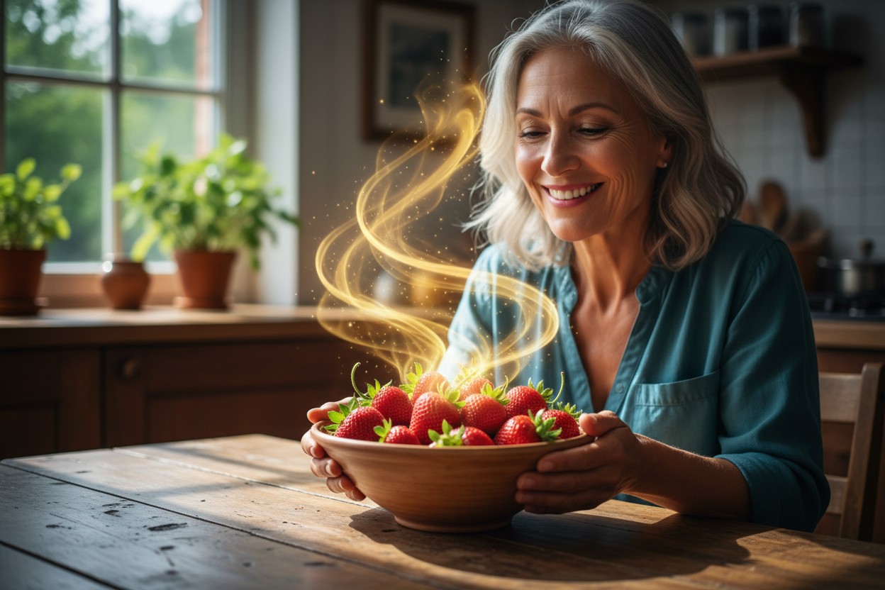 Strawberry Supplementation Linked to Improved Cognition and Reduced Depressive Symptoms in Overweight Adults, Study Finds