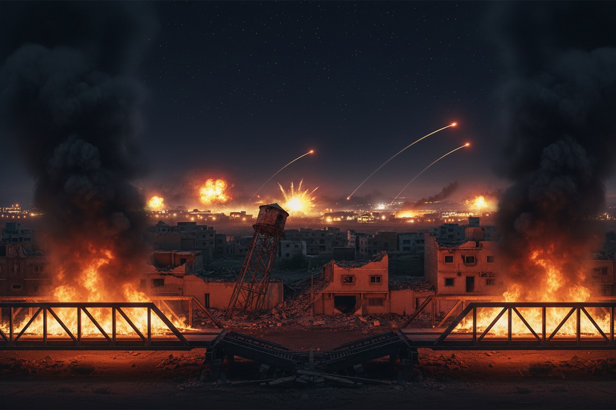 U.S. Strikes Civilian Infrastructure in Iran; Tehran Retaliates Against Gulf Bases