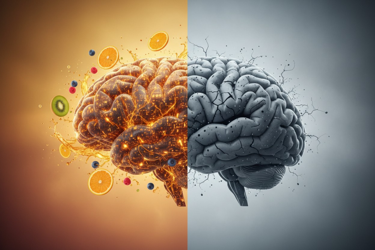 Low Vitamin C Levels Linked to Reduced Brain Volume, Study of Older Japanese Adults Finds