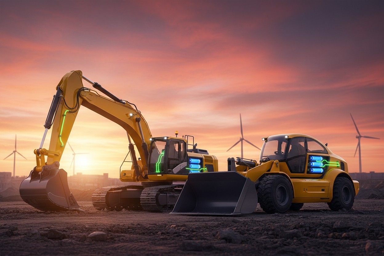 Chinese Firm Zoomlion Unveils Hybrid, Electric Systems for Heavy Machinery