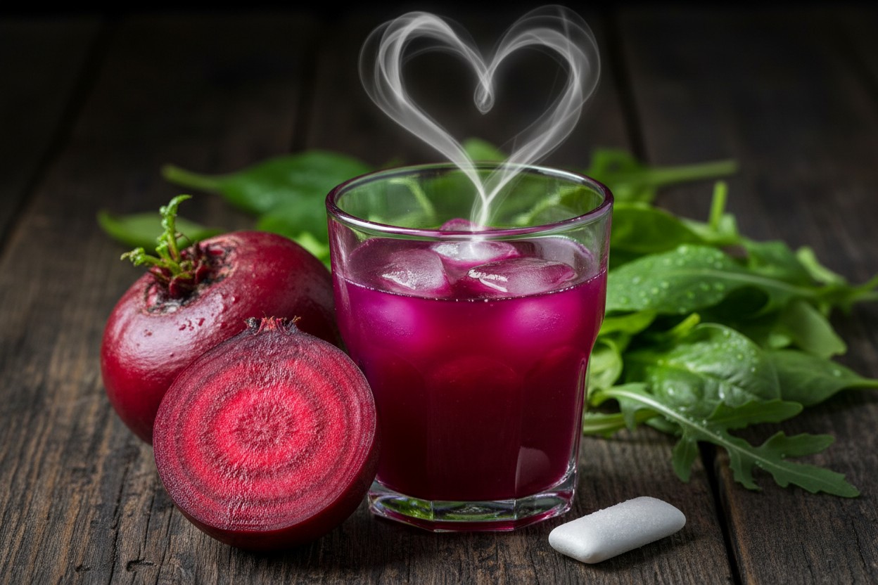 Chewing Sugary Gum After Beet Juice Tied to Modest Blood Pressure Drop, Small Study Finds