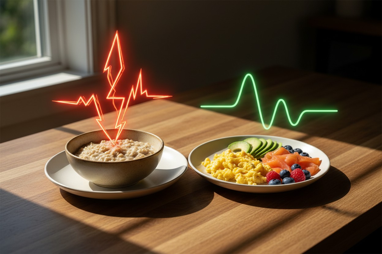 Higher-Protein Breakfast Linked to Steadier Blood Sugar in Carriers of Common Diabetes Risk Gene