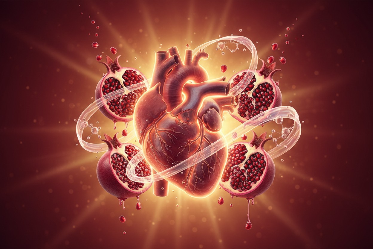Study: Compound from pomegranates may improve heart function in HFpEF