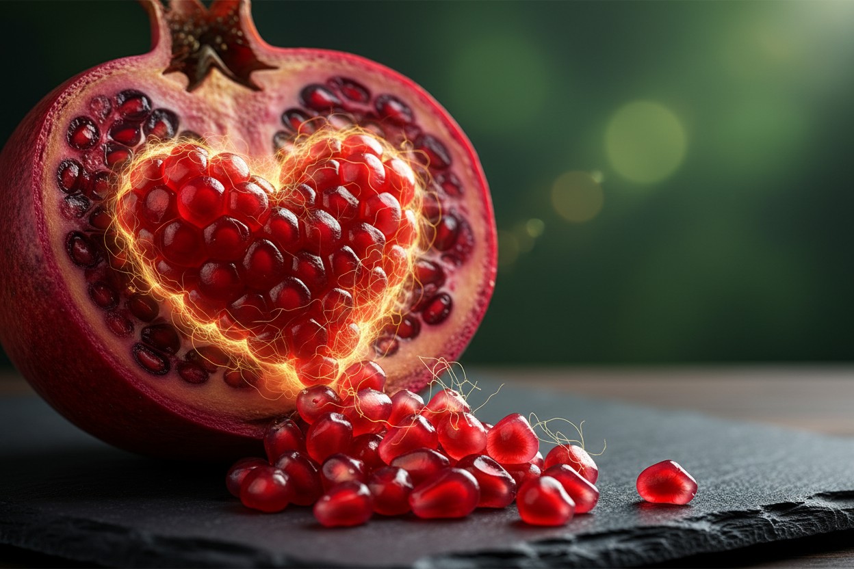 Pomegranate Compound Urolithin A Shown to Reduce Signs of Heart Failure in Early Lab Study