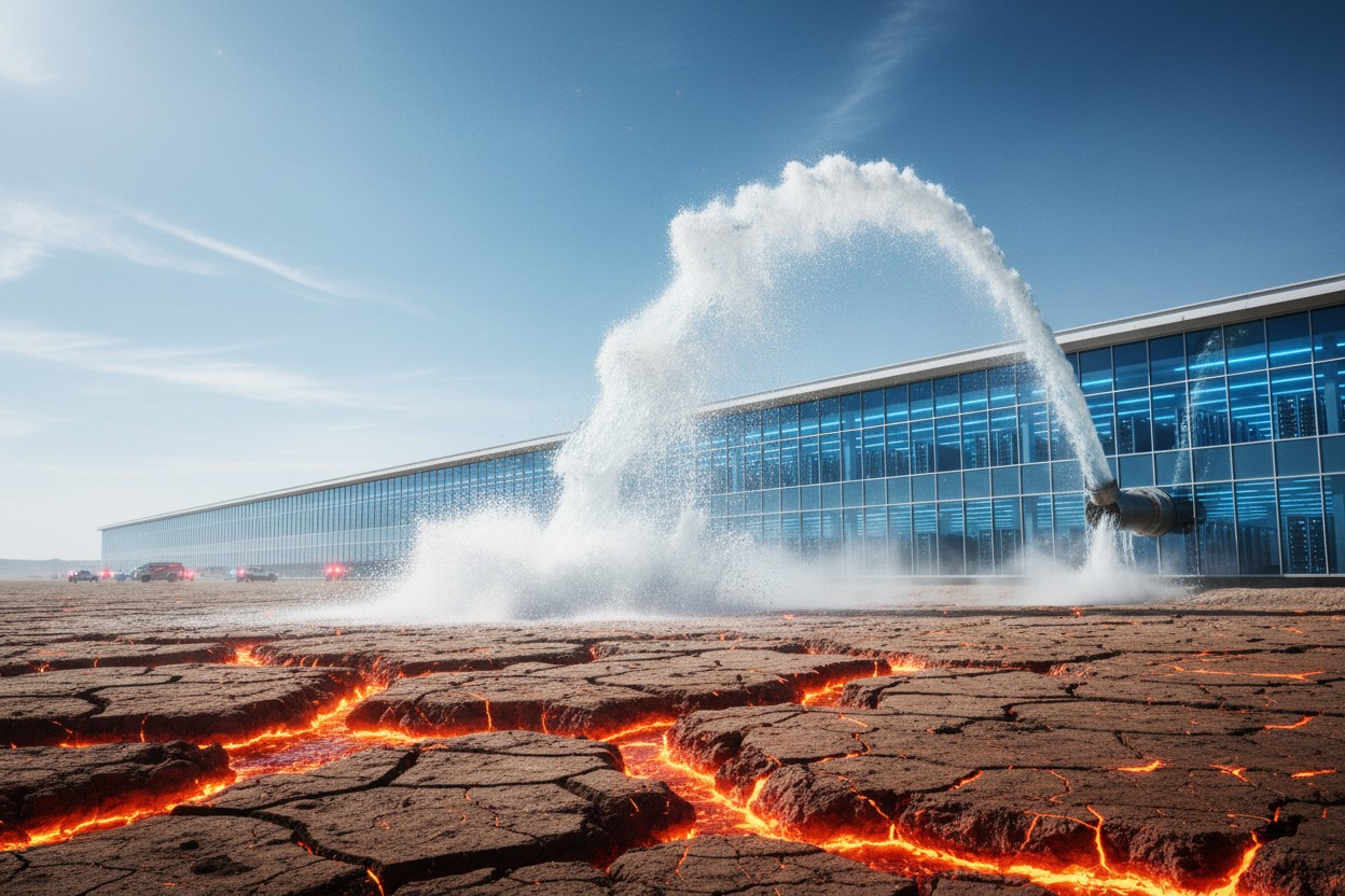 Data Center Leak in Oklahoma Releases Three Million Gallons Amid Severe Drought