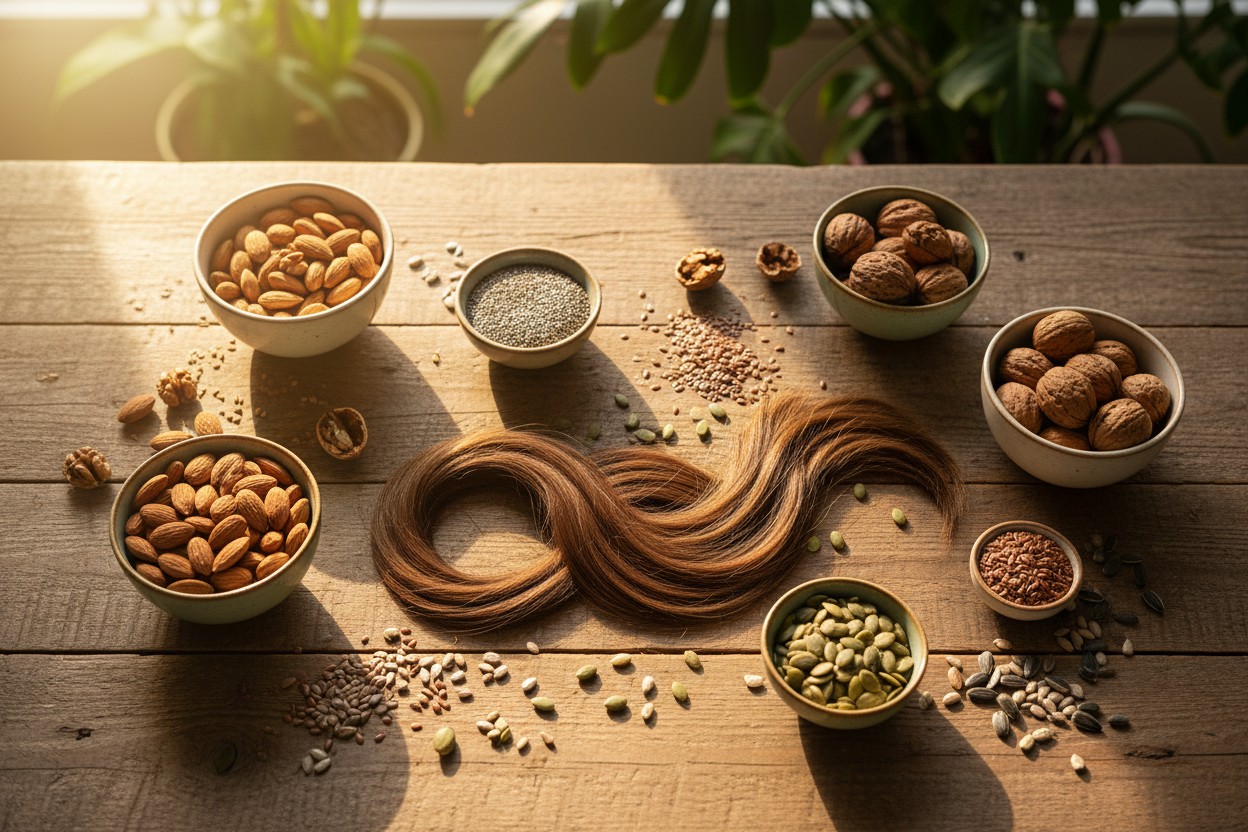 Nuts and Seeds That May Support Hair Growth, According to Nutrition Research