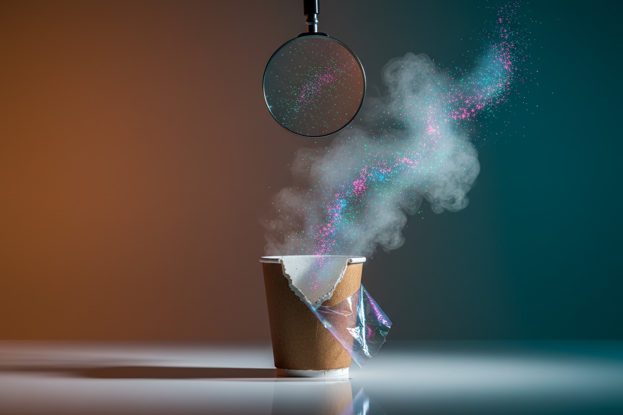 Study: Hot Water in Plastic-Lined Paper Cups Releases Millions of Microplastic Particles