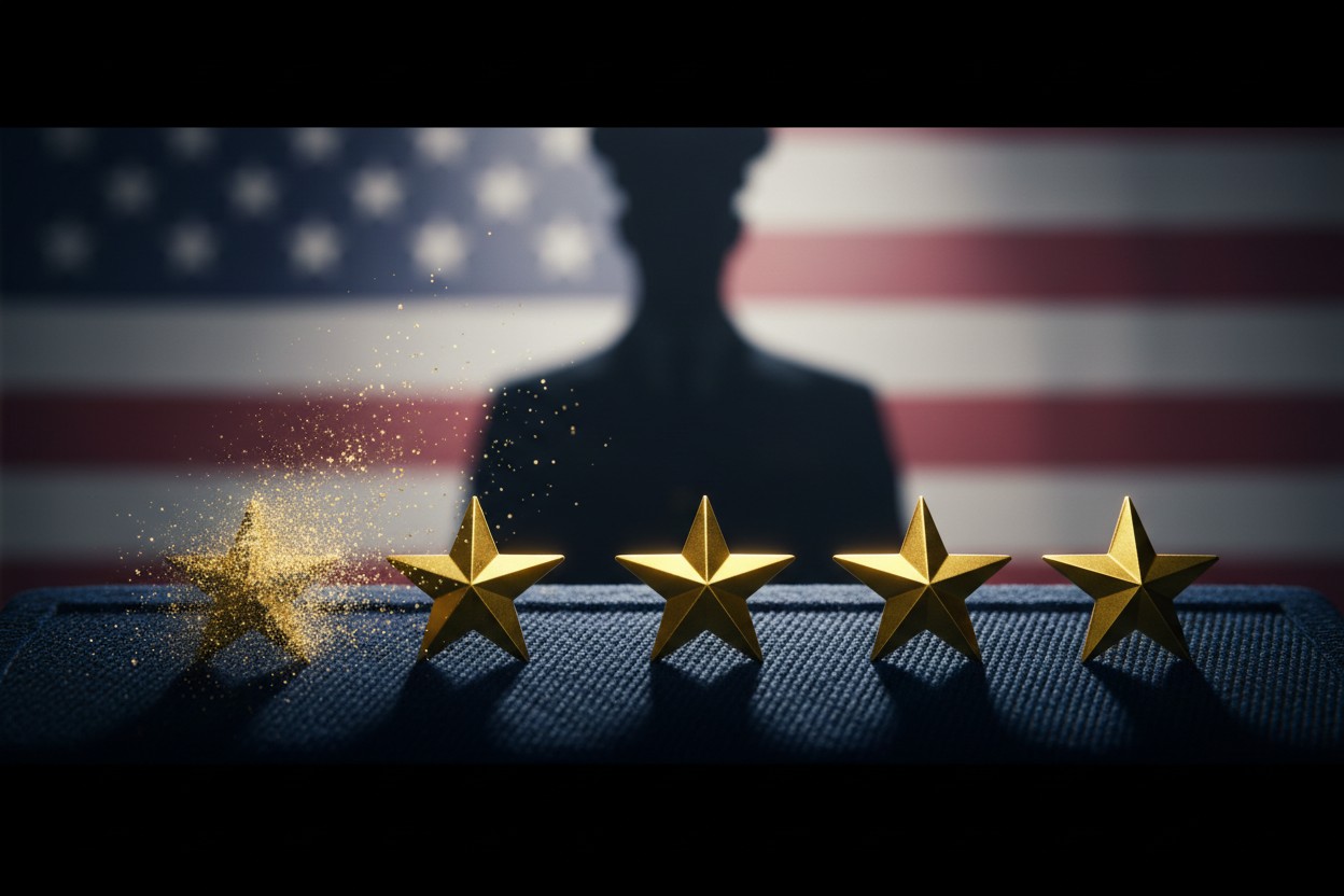 Pentagon Plans 20% Reduction in General and Flag Officer Billets, Report Says