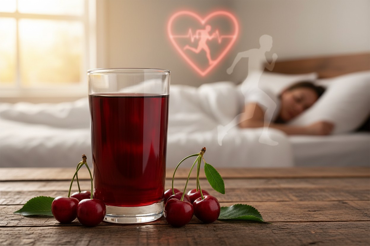 Tart Cherry Juice Linked to Sleep, Heart, and Recovery Benefits in Studies