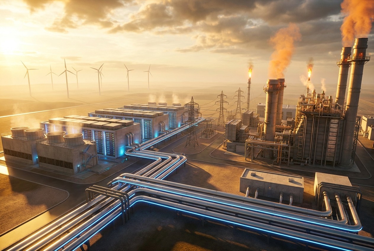 AI Data Center Boom Drives 44% Increase in Gas-Fired Power Capacity, Analysis Says