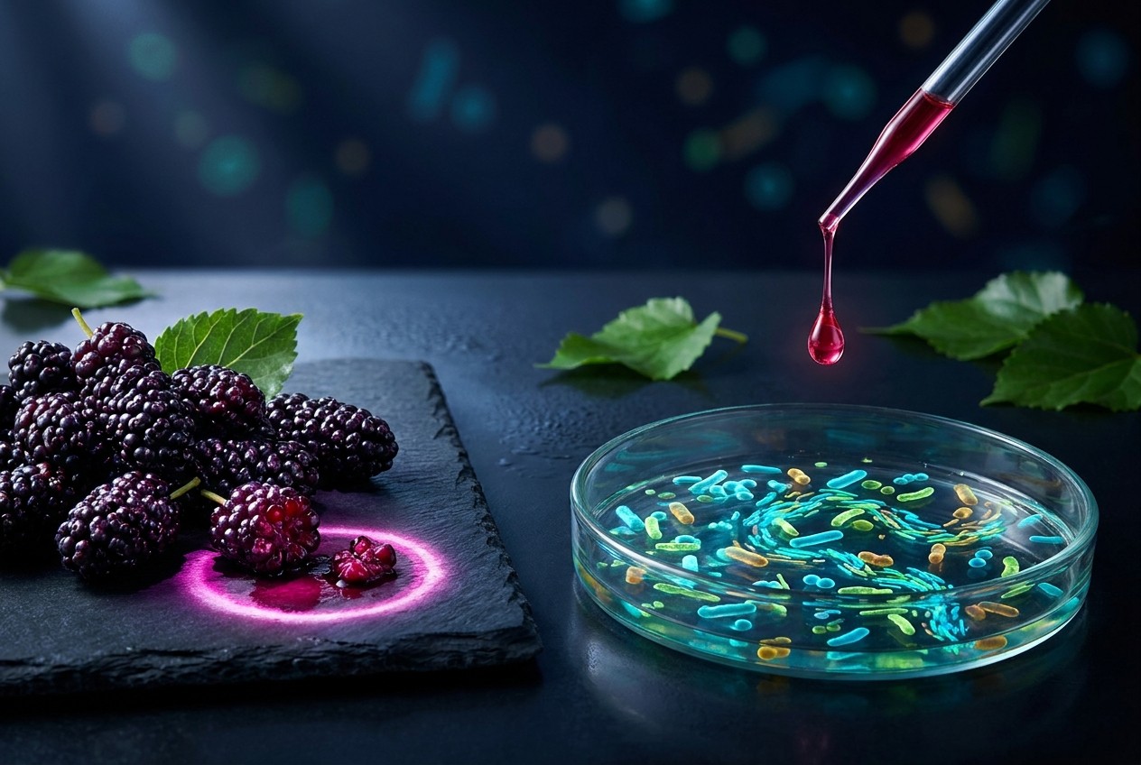Review: Mulberry May Reshape Gut Bacteria, Influence Metabolism; Human Data Lacking